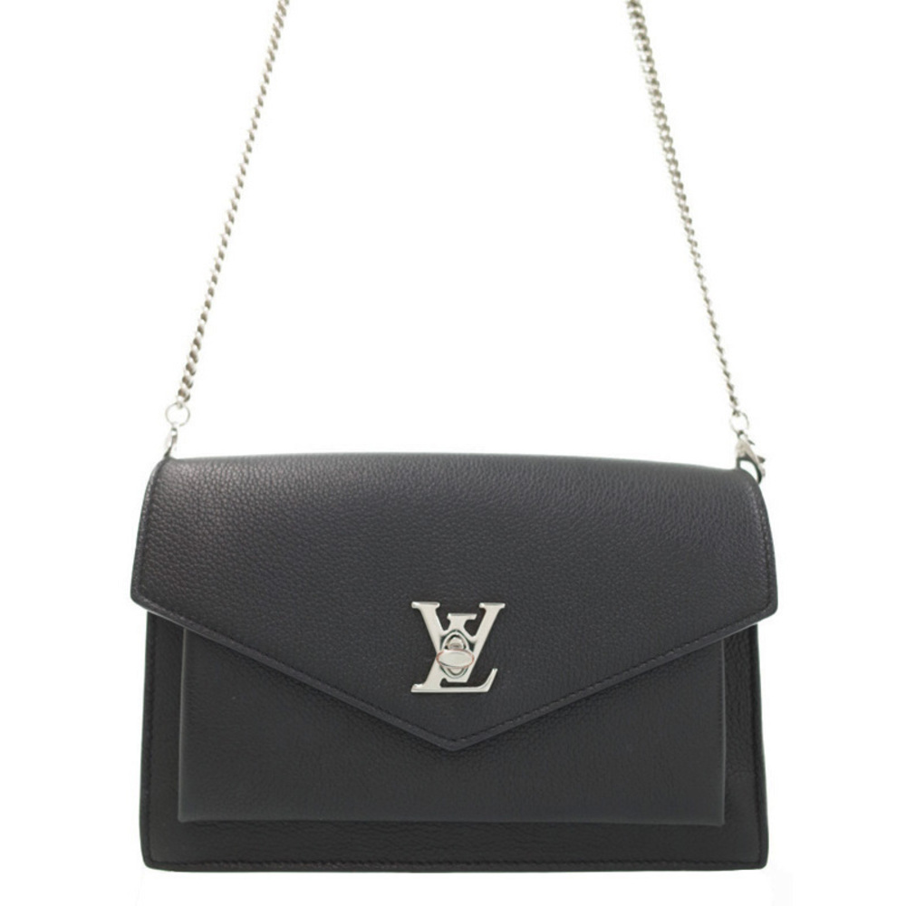 Louis Vuitton Pochette Lock Me Chain Black